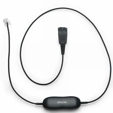 JABRA Anschlusskabel GN1216 (QD auf RJ9) glatt (für Avaya)