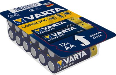 VARTA Longlife Batterie AA LR6 Mignon 12er Big Box