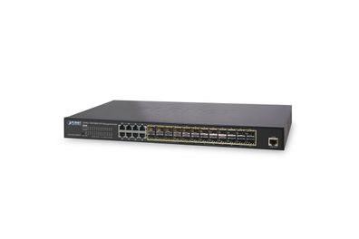 PLANET L2+ 24x 100/1000X SFP 8x TP Managed Switch