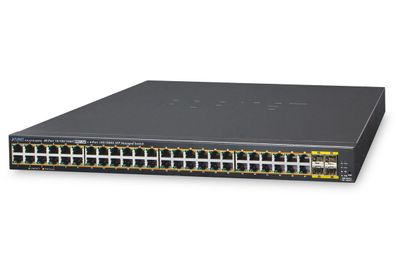 PLANET 48x GE T 802.3at PoE + 4x GE BASE-X SFP Switch 440W