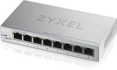 Zyxel GS1200-8, 8 Port Gigabit web / smart managed Switch