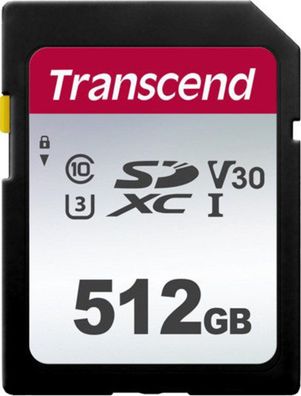Transcend 512GB 300S Speicherkarte UHS-I U3, Class 10