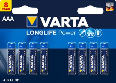 VARTA Longlife Power AAA Blister 8