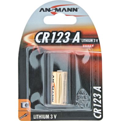 Ansmann 5020012 Lithium Photobatterie 3V CR123A