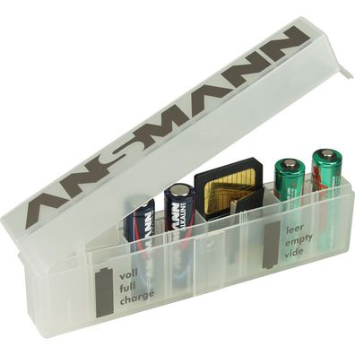 Ansmann 4000033 Batteriebox für max 8 Zellen und/oder Speichermedien