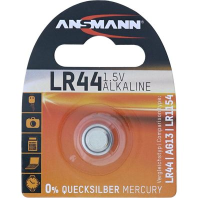 Ansmann 5015303 Knopfzelle LR44 1,5V Alkaline