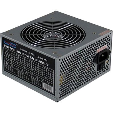 LC-Power LC600-12 V2.31, ATX-Netzteil Office-Serie, 450W, 80+ BRONZE, grau