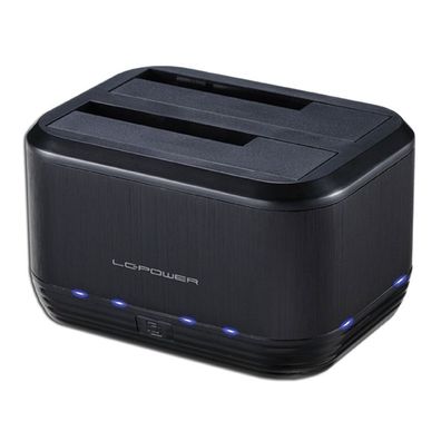 LC-Power LC-DOCK-U3-III, HDD/SSD-Docking Station, USB 3.0, 2,5Zoll/3,5Zoll, schw