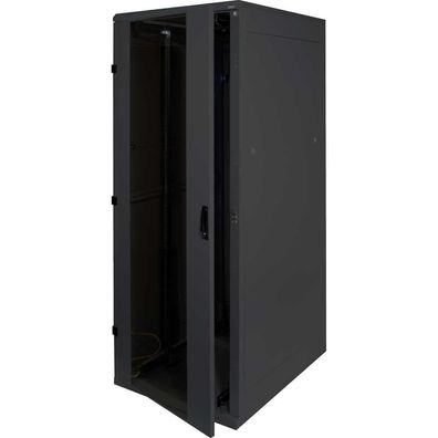 19Zoll Netzwerkschrank 42HE, Triton RMA-42-A88-BAX-A1, 800x800, Glastür, schwarz