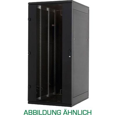 19Zoll-Netzwerkschrank 27HE, Triton RMA-27-A66-BAX-A1, 600x600, Frontglastür, sc