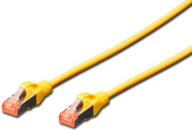 Digitus Professional CAT 6 S-FTP Patchkabel, Cu, 7 m, Gelb