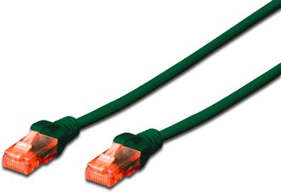 Digitus Professional CAT 6 U-UTP Patchkabel, Cu, 0,50 m, Grün