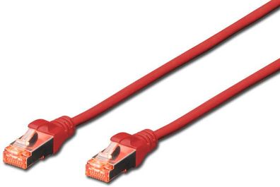 Digitus Professional CAT 6 S-FTP Patchkabel, Cu, 2 m, Rot