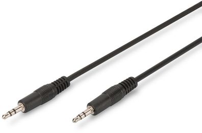 Digitus Audio Anschlusskabel, 3.5mm St/St, 1.50m, schwarz