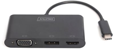 Digitus USB-C™ 3in1 Triple Monitor Adapter (HDMI, DP, VGA)