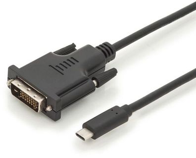 Digitus USB Type-C™ Adapter- / Konverterkabel, Type-C™ auf DVI