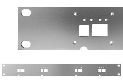 wantec 2wIP Frontplatte für Adapter C(90) 4 Port