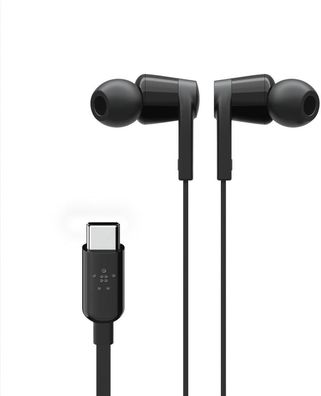 Belkin Rockstar In-Ear Kopfhörer mit USB-C Connector, schwarz