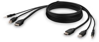 LinkSys HDMI/ USB/ AUD CBL, HDMI M/ M, USB A/ B, 10'