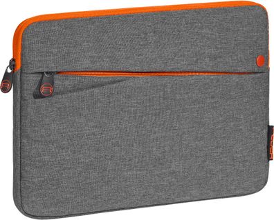 PEDEA Tablettasche ZollFashionZoll 27,96 cm (bis 11''), grau/ orange