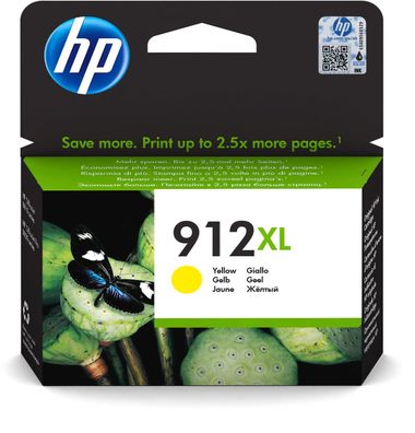 HP Tintenpatrone Nr. 912XL 3YL83AE Gelb (ca. 825 Seiten)