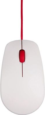 Raspberry originale Maus in Raspberry red/white