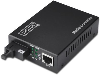 Digitus BiDi Gigabit SM Medienkonverter WDM RJ45/SC 20km