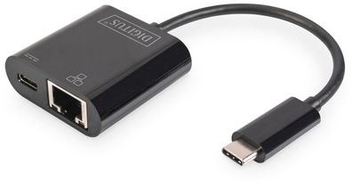 Digitus USB Type-C Gigabit Ethernet Adapter + PD