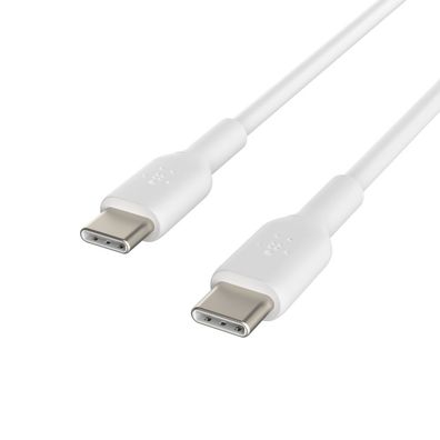 Belkin USB-C/USB-C Kabel PVC, 1m, weiß