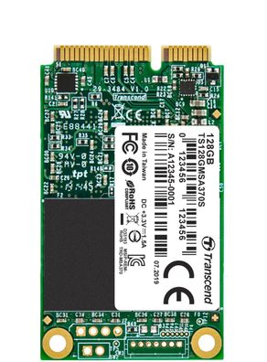 Transcend 128GB SATA3 mSATA SSD 370S MLC