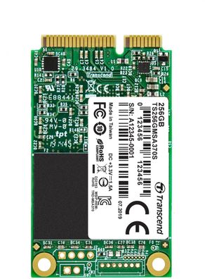 Transcend 256GB SATA3 mSATA SSD 370S MLC