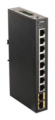 D-LINK DIS-100G-10S 8-Port Gigabit Industrie Switch