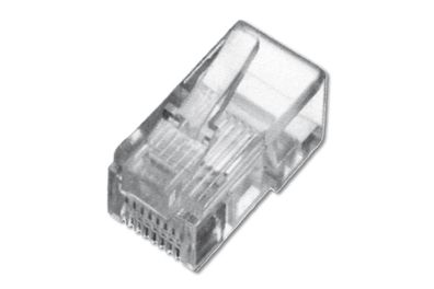 Digitus Modularstecker, für Flachbandkabel, 6P4C ungeschirmt