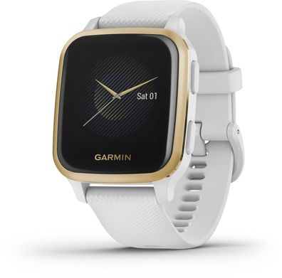 Garmin VENU SQ weiss/ Weissgold