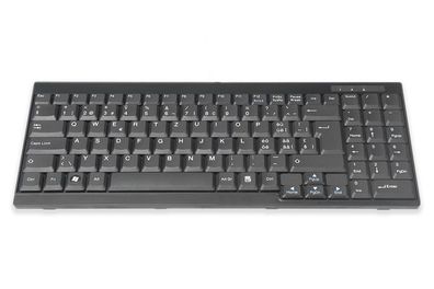 Digitus Tastatur für TFT-Konsolen schwarz, Kabel, schweiz