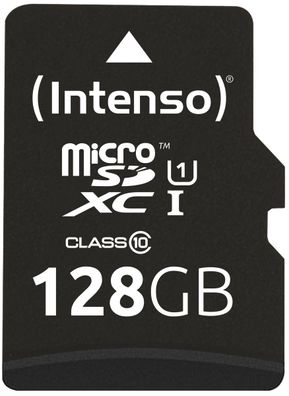 Intenso 128GB microSDXC Class10 UHS-I Premium + SD-Adapter