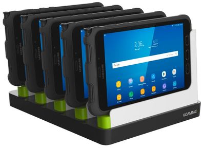 Koamtac 5-Slot Ladestation für Samsung Tab Active 3, schwarz