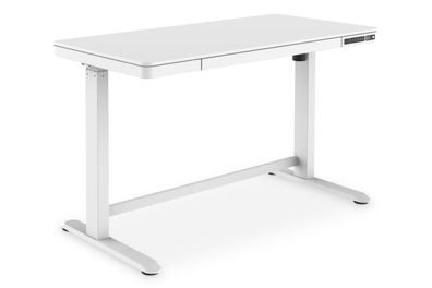 Digitus Elekt. höhenverstellbarer Tisch 120cm 50kg USB weiß