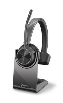 Poly BT Headset Voyager 4310 UC Mono USB-A Teams mit Stand