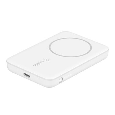 Belkin Magn. drahtlose Powerbank, MagSafe, 2.500 mAh, weiß