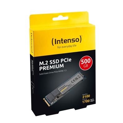 Intenso 500GB Solid State Drive M.2 2280 Premium PCIe