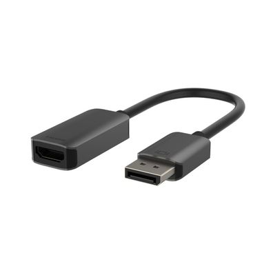 Belkin Aktiver DisplayPort auf HDMI Adapter, 4K HDR, blk/grey