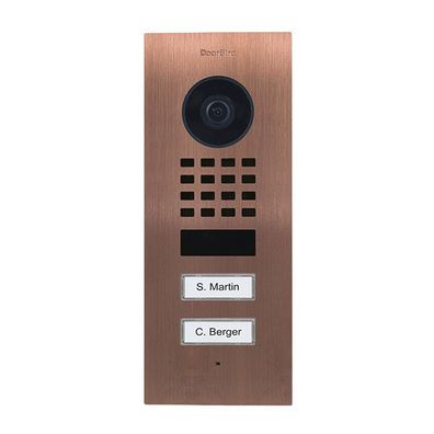 DoorBird D1102V IP Video Türstation PVD Bronze Unterputz