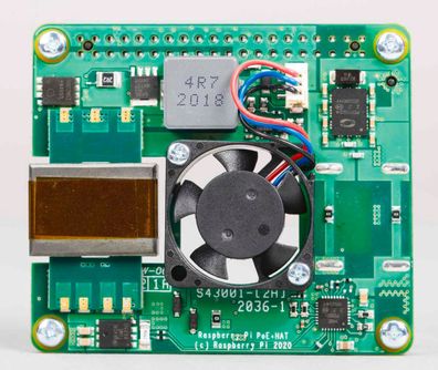 Raspberry Pi Foundation PoE+ Hat für Raspberry Pi 3B+ und Pi 4