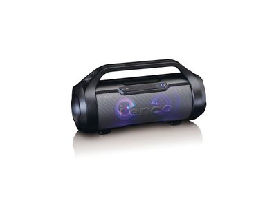 Lenco SPR-070BK Boombox mit PLL FM-Radio, USB, SD, Licht