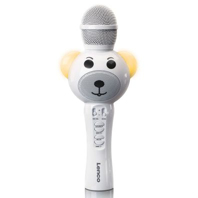 LENCO Karaoke mic. mit BT, USB, SD, Beleuchtung, Aux out