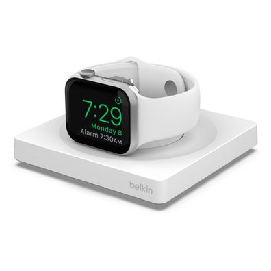 Belkin Tragbares Schnellladegerät für die Apple Watch, weiß