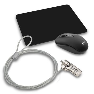 PEDEA Laptop Starterset Trendline 33,8cm (13,3Zoll), schwarz