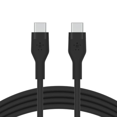 Belkin Flex USB-C/USB-C Kabel, Schnellladen bis 60W,2m schwarz