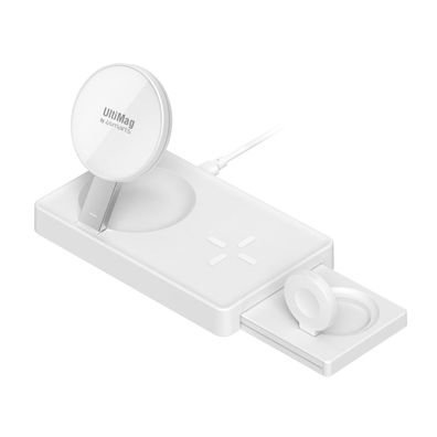 4smarts Wireless Charger UltiMag Trident 20W, weiß